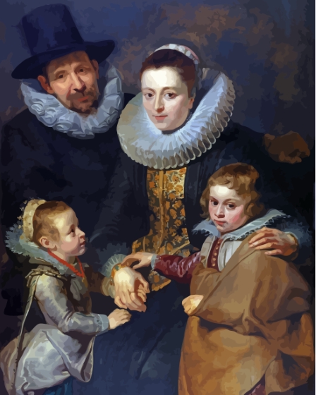 Peter Paul Rubens Family Jan Brueghel Diamond Paintings