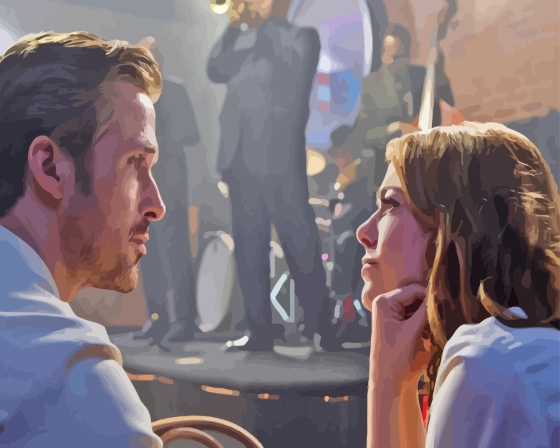 Ryan And Emma from La la land Diamond Paintings