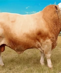 Simmental Cattle Diamond Paintings