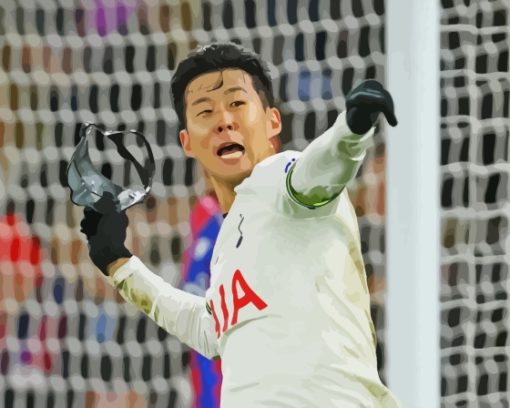 Son Heung In Tottenham Diamond Paintings