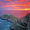 Sunset South Stack Island Diamond Paintings