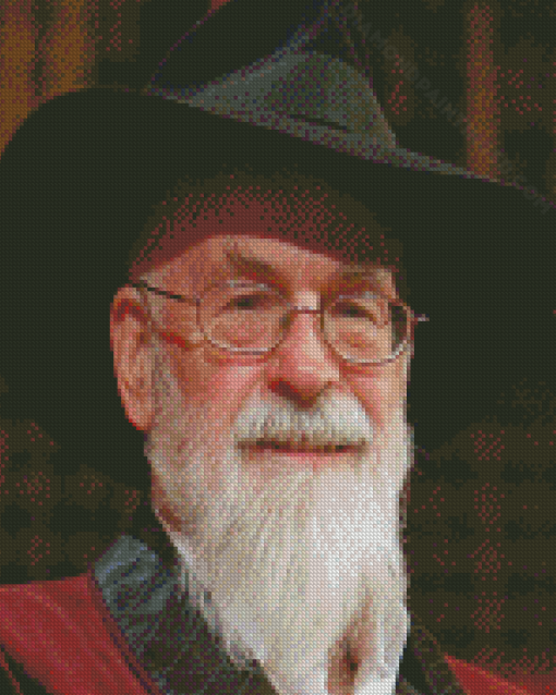 Terry Pratchett Author Diamond Paintings