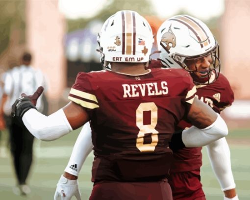 Texas State Bobcats Football Players Diamond Paintings