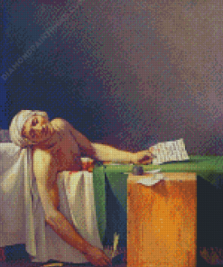 The Death Of Marat By Jacques Louis David Diamond Paintings