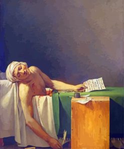 The Death Of Marat By Jacques Louis David Diamond Paintings