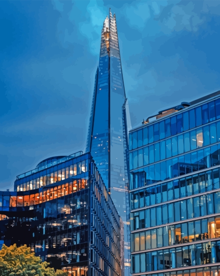 The Shard At Night Diamond Paintings