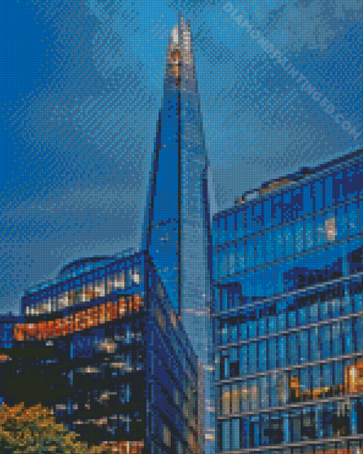 The Shard At Night Diamond Paintings