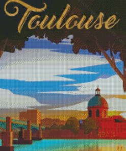 Toulouse City Poster Diamond Paintings