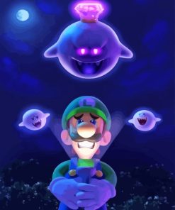 Video Game Serie Luigis Mansion Diamond Paintings