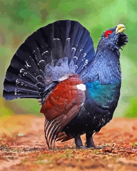 Western Capercaillie Diamond Paintings