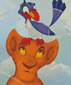 Zazu And Mufasa Diamond Paintings