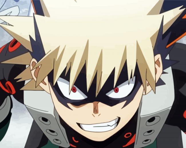 Aesthetic Bakugo My Hero Diamond Paintings