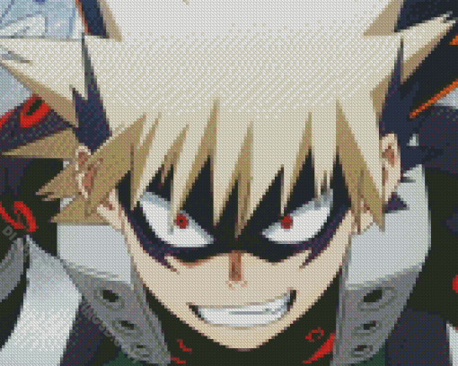 Aesthetic Bakugo My Hero Diamond Paintings