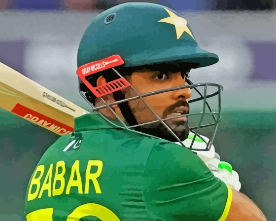 Aesthetic Babar Azam Diamond Paintings