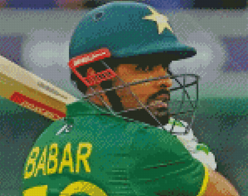 Aesthetic Babar Azam Diamond Paintings