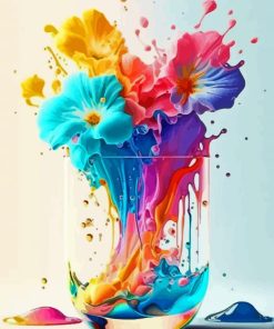 Aesthetic Neon Flowers Diamond Paintings