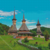 Barsana Monastery Maramures Diamond Paintings