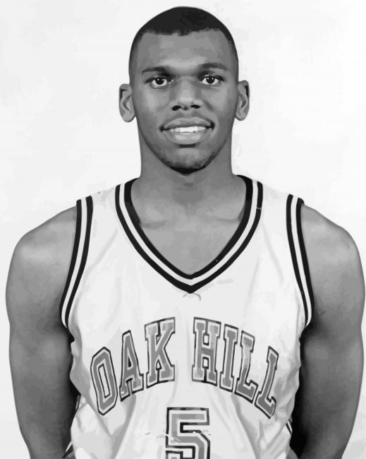 Black And White Jerry Stackhouse Diamond Paintings