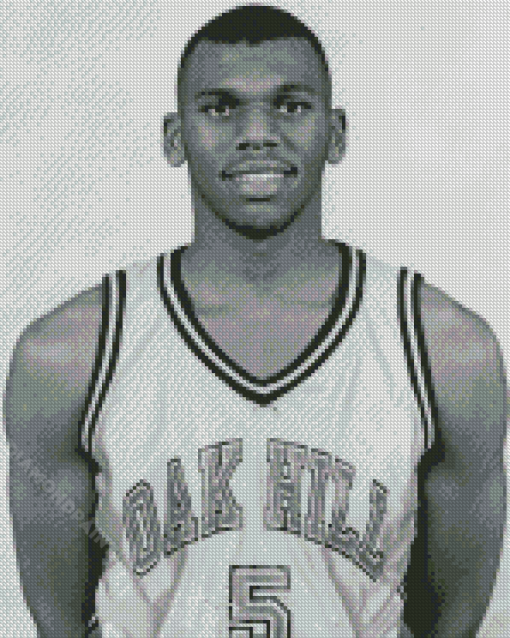 Black And White Jerry Stackhouse Diamond Paintings