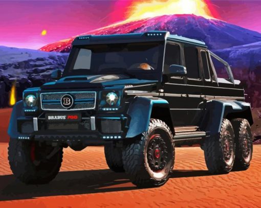 Black Brabus Diamond Paintings