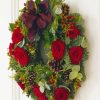 Christmas Roses Wreath Diamond Paintings