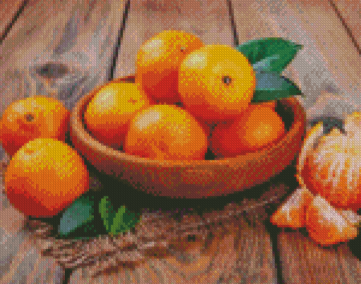 Citrus Orange Diamond Paintings