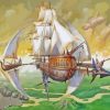 Cool Air Ship Diamond Paintings