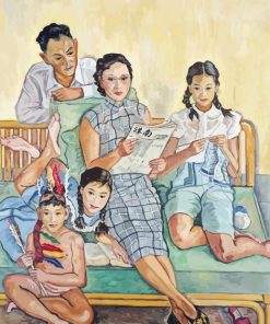 Georgette Chen Family Portrait Diamond Paintings