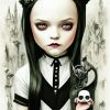 Gothic Weird Girl Diamond Paintings