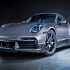 Grey Porsche Targa Diamond Paintings