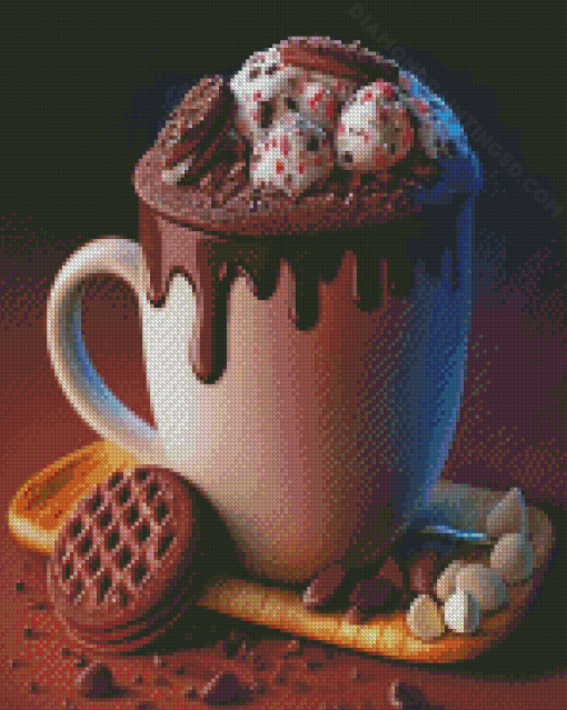 Hot Chocolate Milk Diamond Paintings