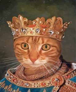 King Meow Diamond Paintings