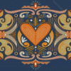 Mandala Abstract Heart Diamond Paintings