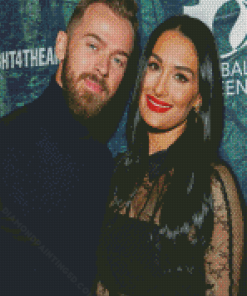 Nikki Bella And Artem Chigvintsev Diamond Paintings