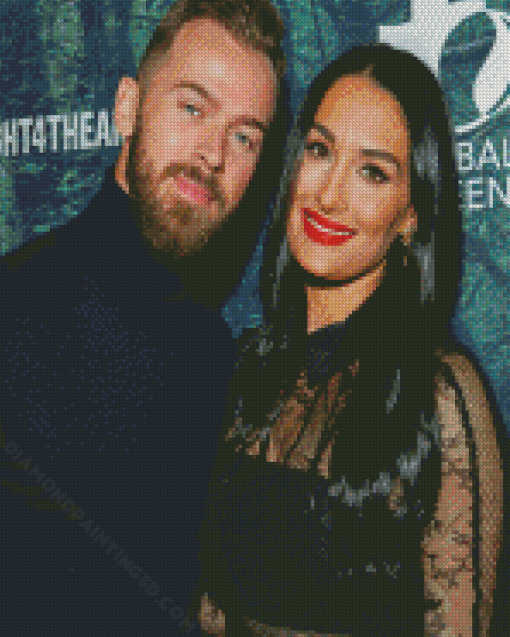 Nikki Bella And Artem Chigvintsev Diamond Paintings