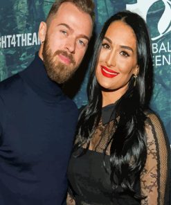 Nikki Bella And Artem Chigvintsev Diamond Paintings