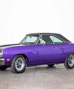 Purple Plum Crazy Plymouth Roadrunner Diamond Paintings