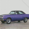 Purple Plum Crazy Plymouth Roadrunner Diamond Paintings