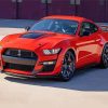 Red Ford Shelby Gt Diamond Paintings