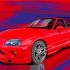 Red Supra Mk4 Art Diamond Paintings