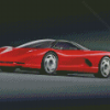 Red Corvette 1986 Diamond Paintings