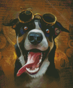 Steampunk Dog Diamond Paintings