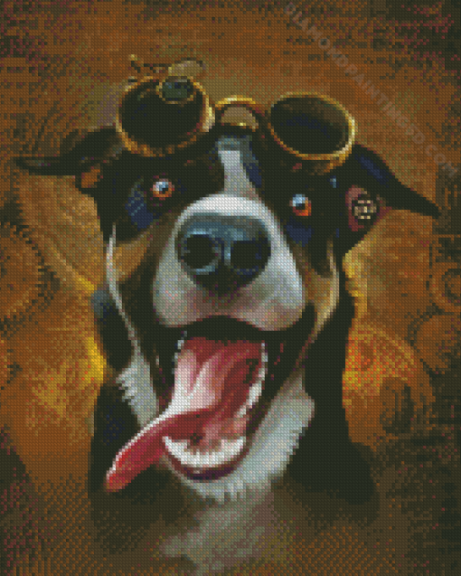 Steampunk Dog Diamond Paintings