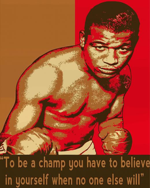 Sugar Ray Robinson Poster Diamond Paintings