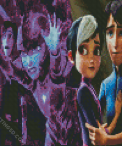 Trollhunters Rise Of The Titans Characters Diamond Paintings