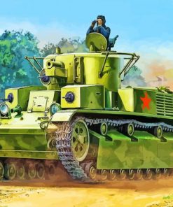 World War II Tank Diamond Paintings