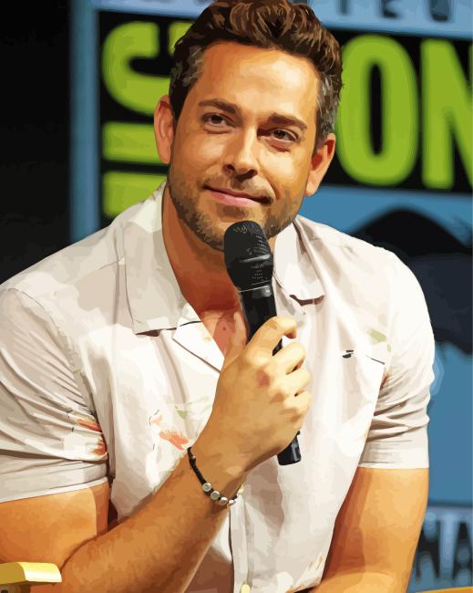 Zachary Levi diamond painting