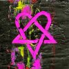 Aesthetic Heartagram Art diamond by numbers