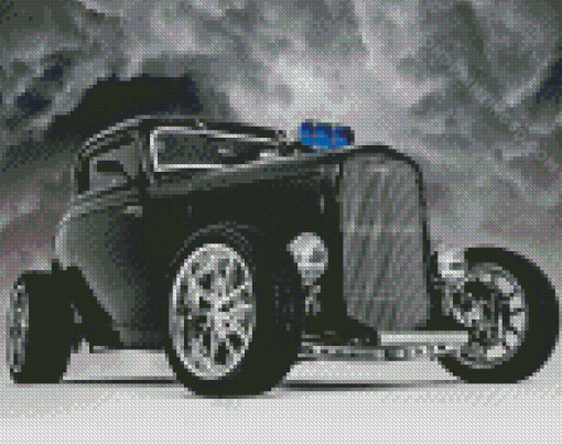 Black Vintage 32 Ford Diamond Painting