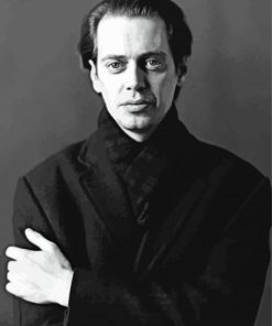 Black And White Steve Buscemi Diamond Painting